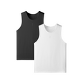 Sleeveless Top Pack-2 | Noir & Blanc