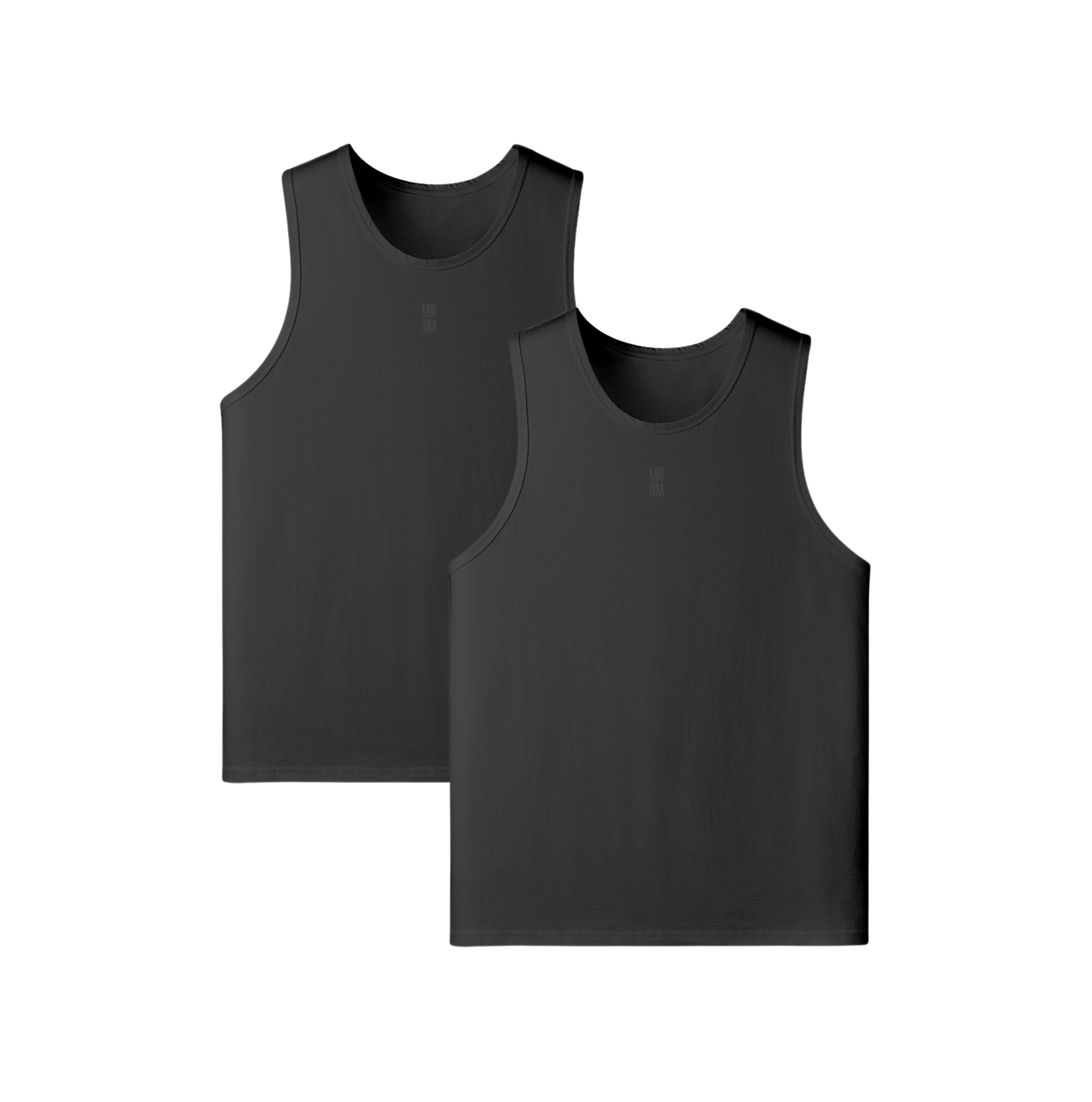 Sleeveless Top Pack-2 | Noir